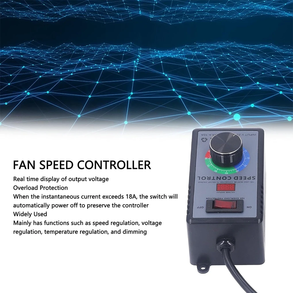 Stepless Volt Regulator Portable Speed Controller For Angle Grinder Governor Speed Controller Switch Hand Drill Polishing Fan