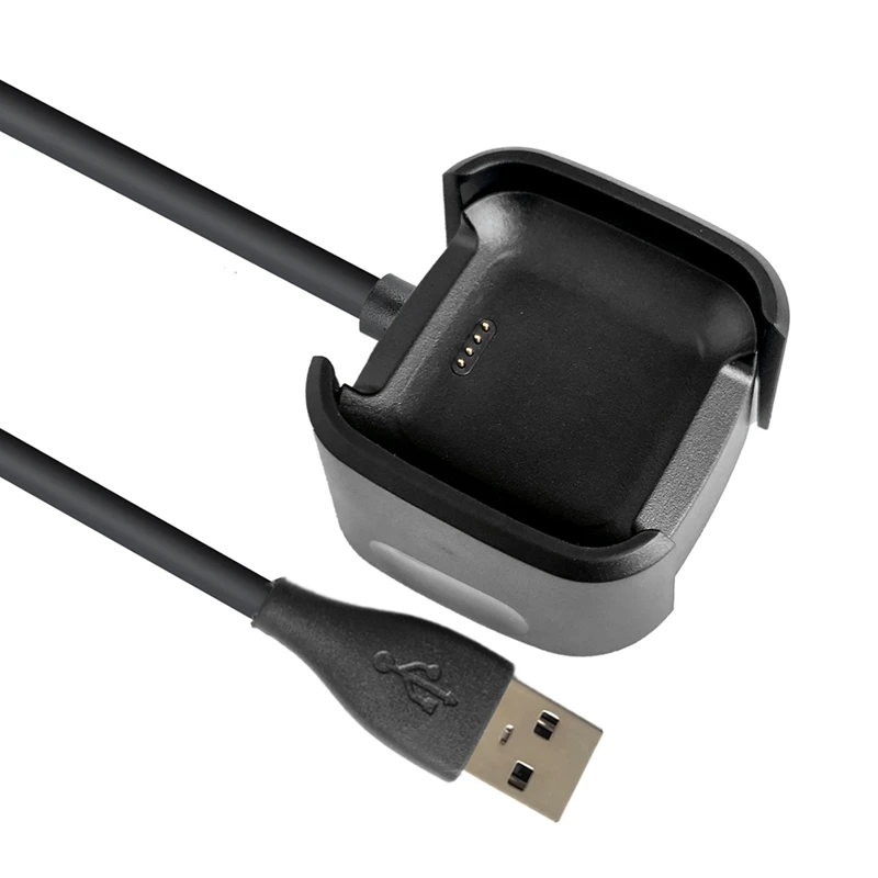Fitbit Versa 스마트 워치용 USB 충전 케이블, 고속 충전기 도크 스탠드 크래들, Fitbit Versa 2 시계 액세서리