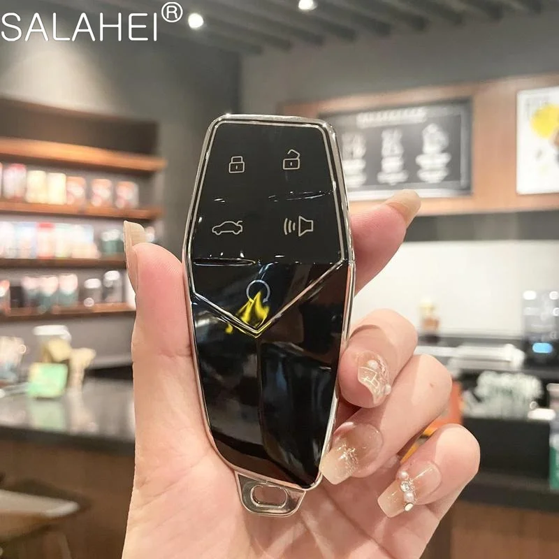 Key Case Cover Key Case Remote Control Case Cover Car Key Shell TPU Car Key Case Bag Full Cover For MG ONE Keyless Entry Smart Remote Key Protection Shell Accessories
