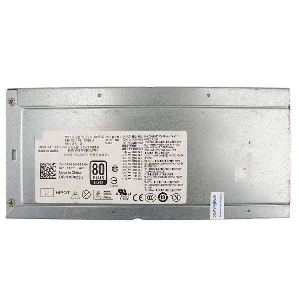 H1100Ef-00 1100W G821T Per Alimentatore Workstation Dell T7500