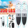 330cmFoldable Aufblasbare Surfbrett Anti-Schleudern Surfbrett Surfen Angeln Zubehör Aufblasbare Stand Up Paddle Board Set 1