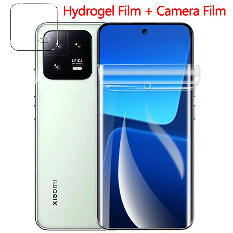 Idrogel Pellicola + Fotocamera Pellicola Per Mi 13T Pro Protezioni Di Schermo Morbida Mi 13 Lite 5G Xiaomi Mi 13 Screen Protector Xiaomi 13 Lite Hydro