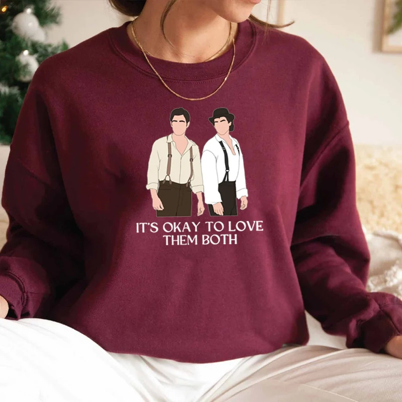 

The Vampire Diaries Hoodies Women Mystic Falls Virginia Est Salvatore Stefan Crewneck Sweatshirt Pullover Female Clothing