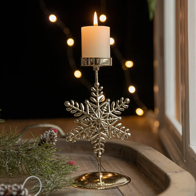 Christmas Golden Wrought Iron Candlestick Star Elk Christmas Tree Candle Holder Merry Christmas New Year Table Decoration 4 Christmas Golden Wrought Iron Candlestick Star Elk Christmas Tree Candle Holder Merry Christmas New Year Table Decoration 4