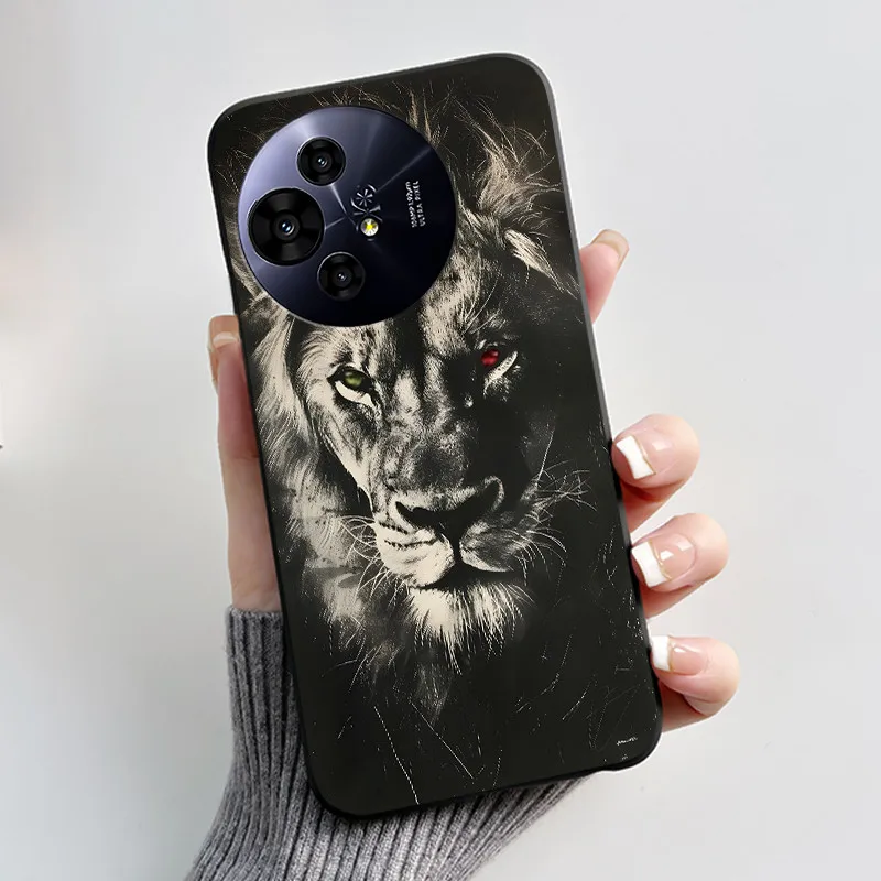 Sleek Black Shockproof Cute Case - Stylish Protection