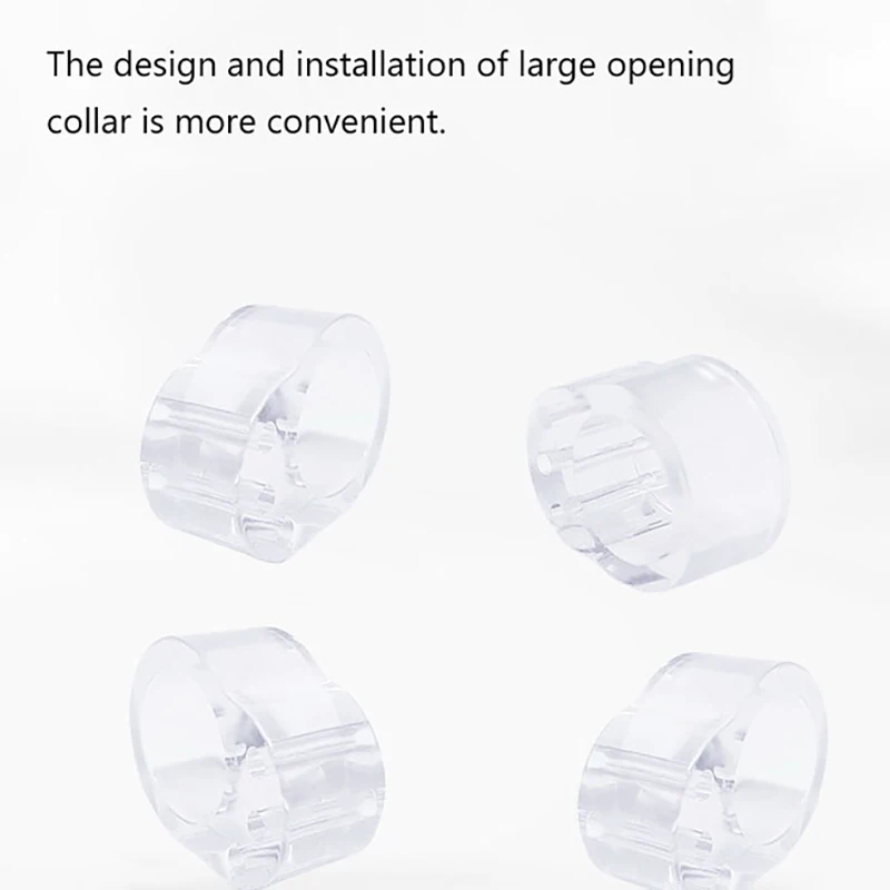 10Pcs Door Stops PVC Door Handle er Wall Protection Doorknob Bumper Furniture Protected Crash Pads Shockproof Rings
