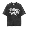 Minus Two T Shirt For Summer Casual Men Women Oversized Loose T-shirt Y2k Fashion Hip Hop Streetwear Top Black Retro Cotton Tees 4