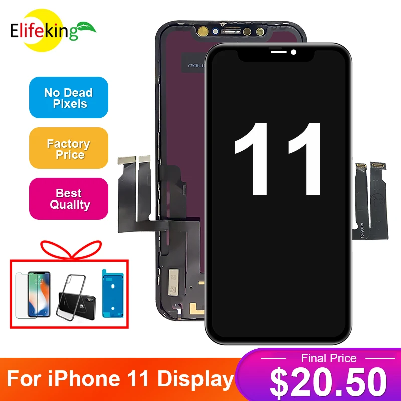Lcd Oem Per Iphone 11 Pro Max Display Oled 3D Touch Screen A2221 A2111 A2223 Ecran Repalcement Digitizer Assembly Parti Di Riparazione