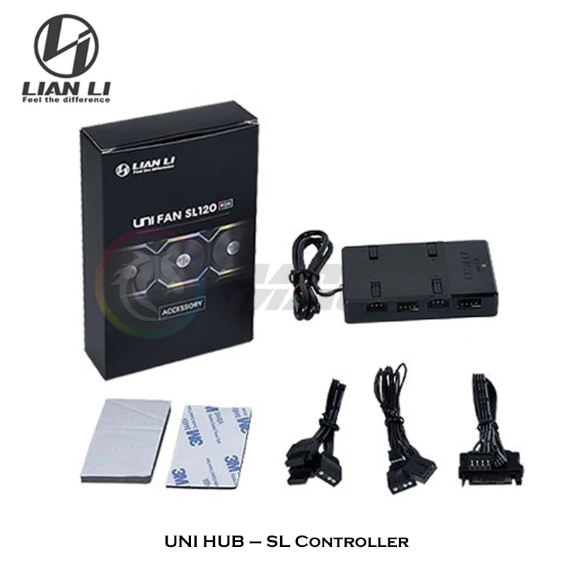 LIAN LI SL120 SL140 AL120 Strimer Plus V1 V2 Controller UNI HUB SL Controller For 120MM 140MM