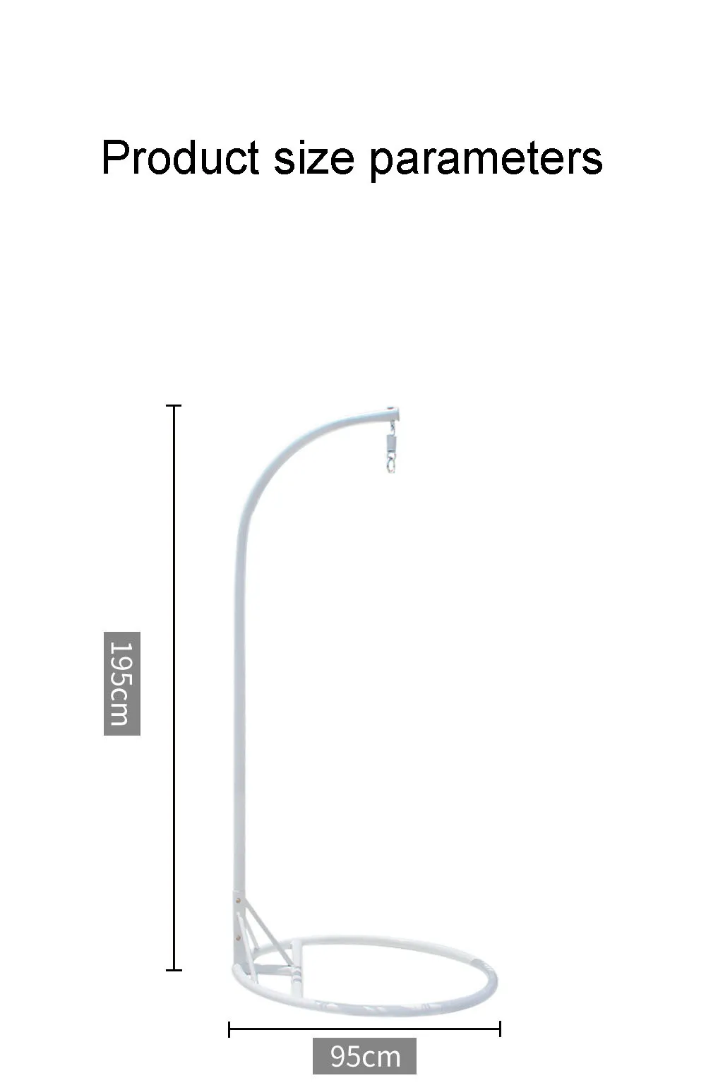 Description Picture 2 of itemCamping Hammock Triangle Outdoors Indoor Swimming Pool Reticular Network Hanging Basket Woven Hemp Rope Swing Tassel