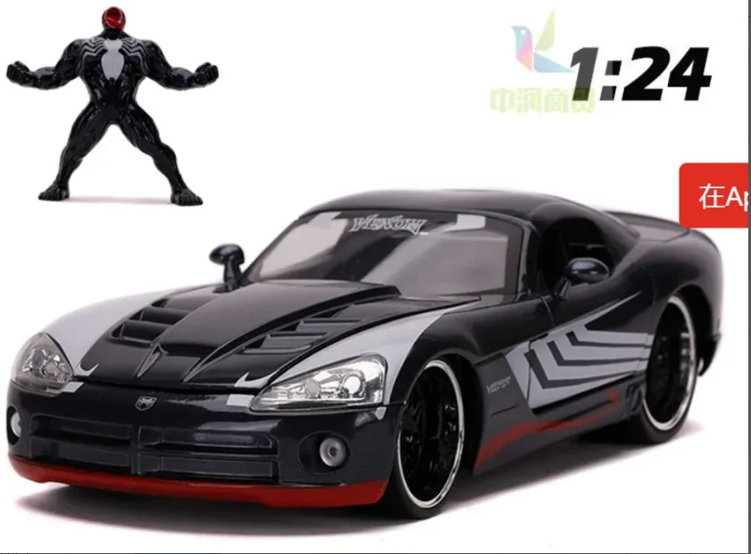 

Модель автомобиля Dodge Viper SRT10 из сплава, 1:24, 2008