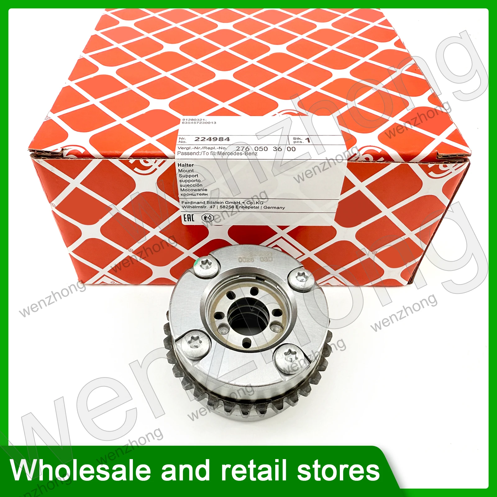 224981 224982 224983 2760503600 2760503700 2760503800 2760503900 Intake Exhaust Camshaft Adjustment Gear For W166 W164 M276 W276