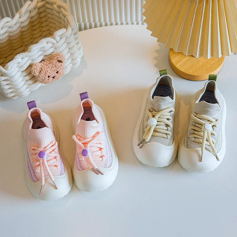 Casual Patchwork Kids Sneakers for School and Running