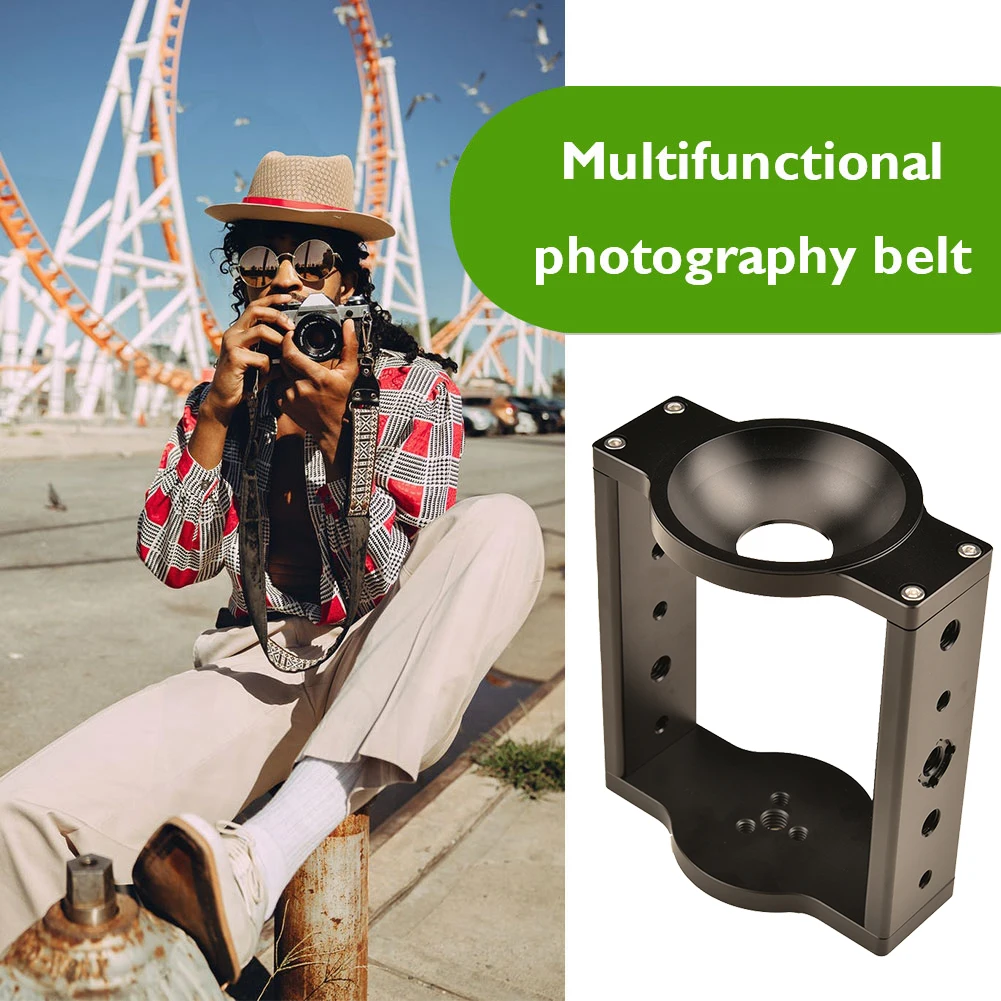 65mm 75mm Half Ball Flat To Bowl Adapter Converter Riser Half Ball Flat Bowl Type Converter Adapter for Camera Tripod Fluid Head