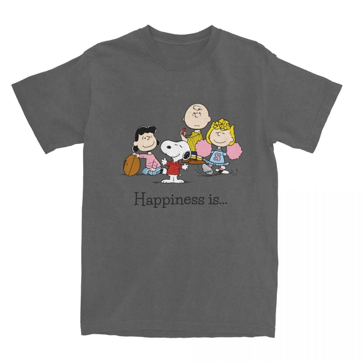 thumbnail image 1 of Camiseta divertida de Peanuts, Snoopy y Charlie Brown para hombres y mujeres, camiseta de algodón con estampado de dibujos animados lindos, 1 of 5