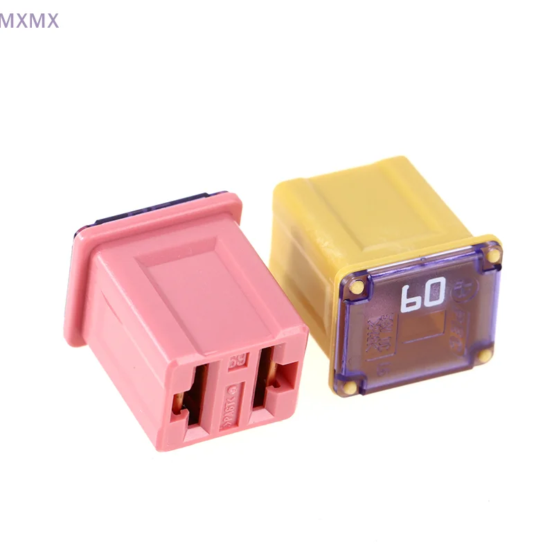 Mini Square Fuse 58V 1Pcs 20A 25A 30A 40A 50A PEC Automotive Car Fuse Tube Waterproof Box