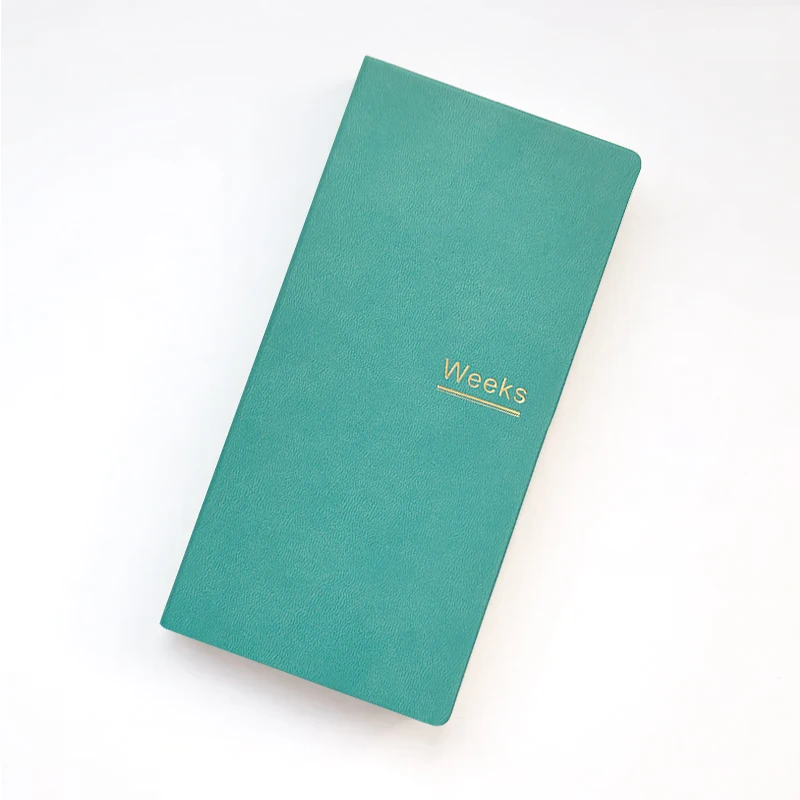 Weekly Journal Notebook - PU Leather Planner for Students and Professionals