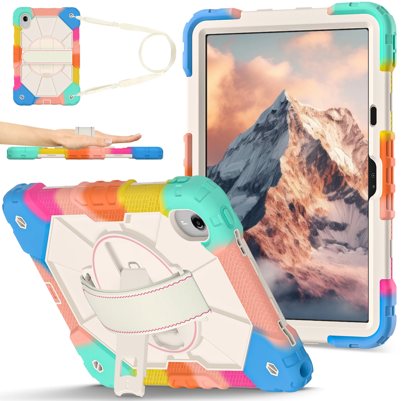 Lenovo Idea Tab 11 360° Rotating Armor Stand Case - Durable Protective Shell