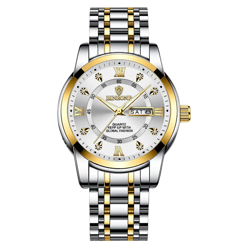 gold white