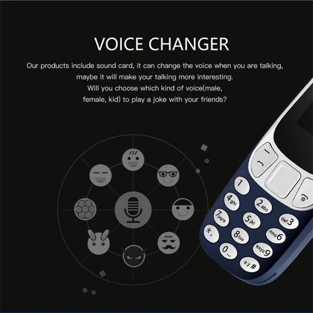 L8star Bm10 Mini Mobile Phone Dual Sim Card With Mp3 Player Fm Unlock  Cellphone Voice Change Dialing Phone 