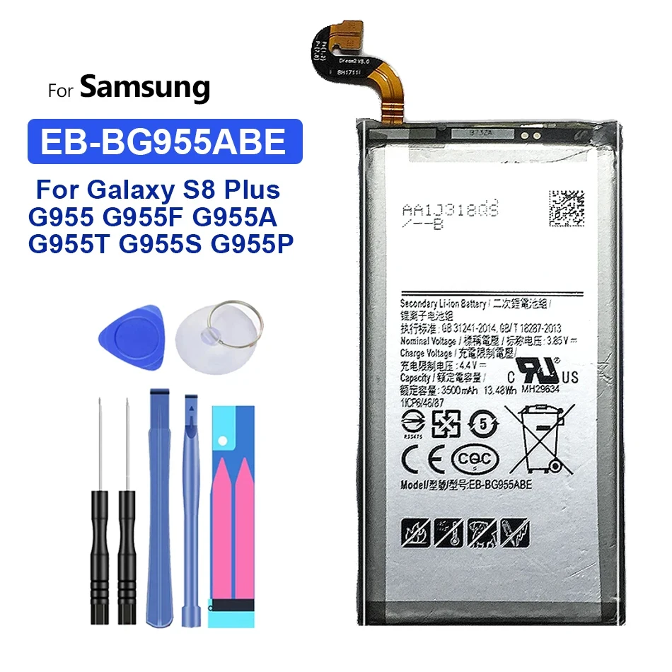 Batteria 3500Mah Eb-Bg955Aba Eb-Bg955Abe Per Samsung Galaxy S8 + G9550 S8 Plus S8Plus Sm-G9 Sm-G955 G955 Batteria Del Telefono Cellulare