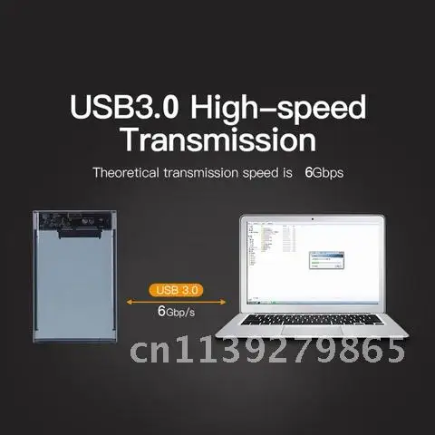 SATA ָ Ʈ ̺ ڽ SSD HDD   ϵ ũ ̽, USB 3.0 ũ B , 2.5 ġ, 6TB, 6GMbps