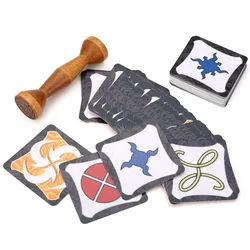 Juego De Mesa Totem Express en inglés, juego De Mesa Jungle Token, velocidad De par rápida, tarjetas divertidas para fiestas, 80 hojas