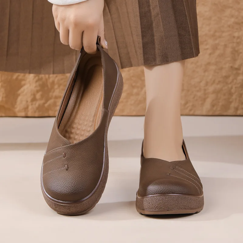 Retro Platform Loafers Women 3