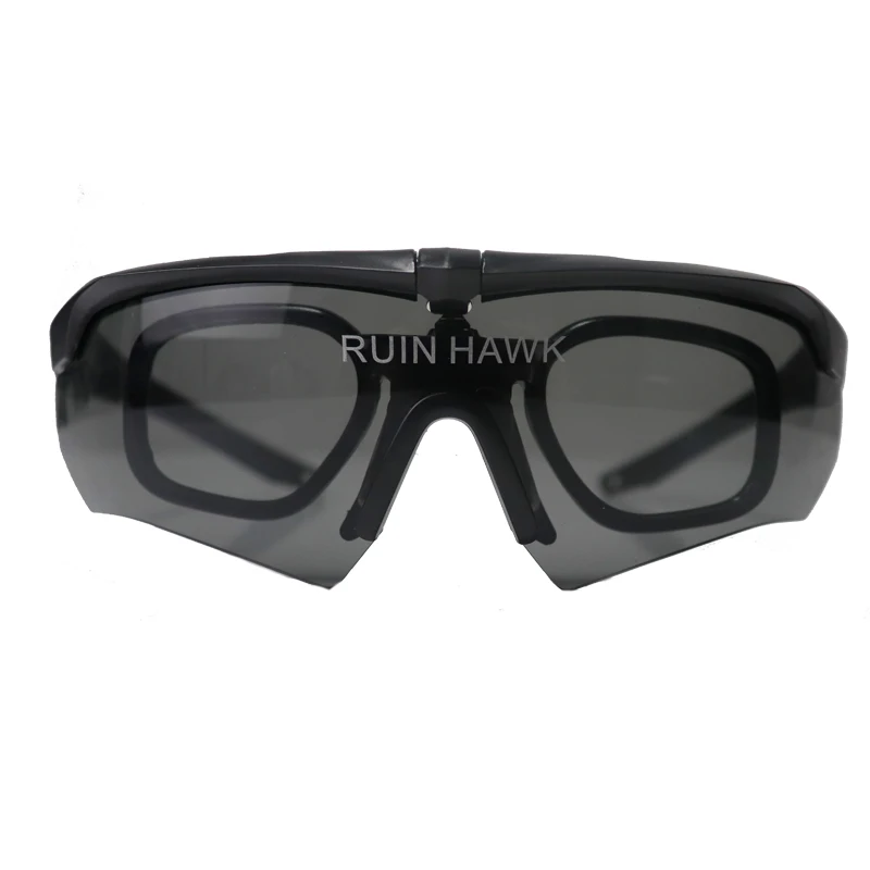 Men's Outdoor Sports Sunglasses Military Tactical Glasses Military Hunting Equipment Air Gun Paintball Shooting Goggles 3 lenses safety goggles polarized sports glasses polarized glasses tactical goggles uv protection glasses shooting glasses polarized goggles