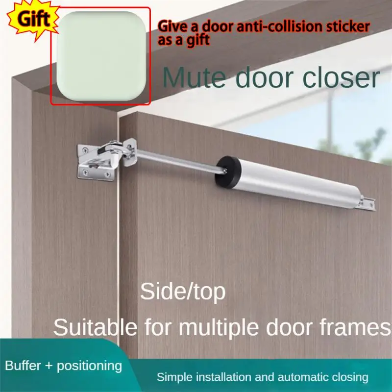 

Silent Automatic Door Soft Close 90 Degrees Within The Positioning Stop Buffer Adjustment,Door Closer Furniture Hardware