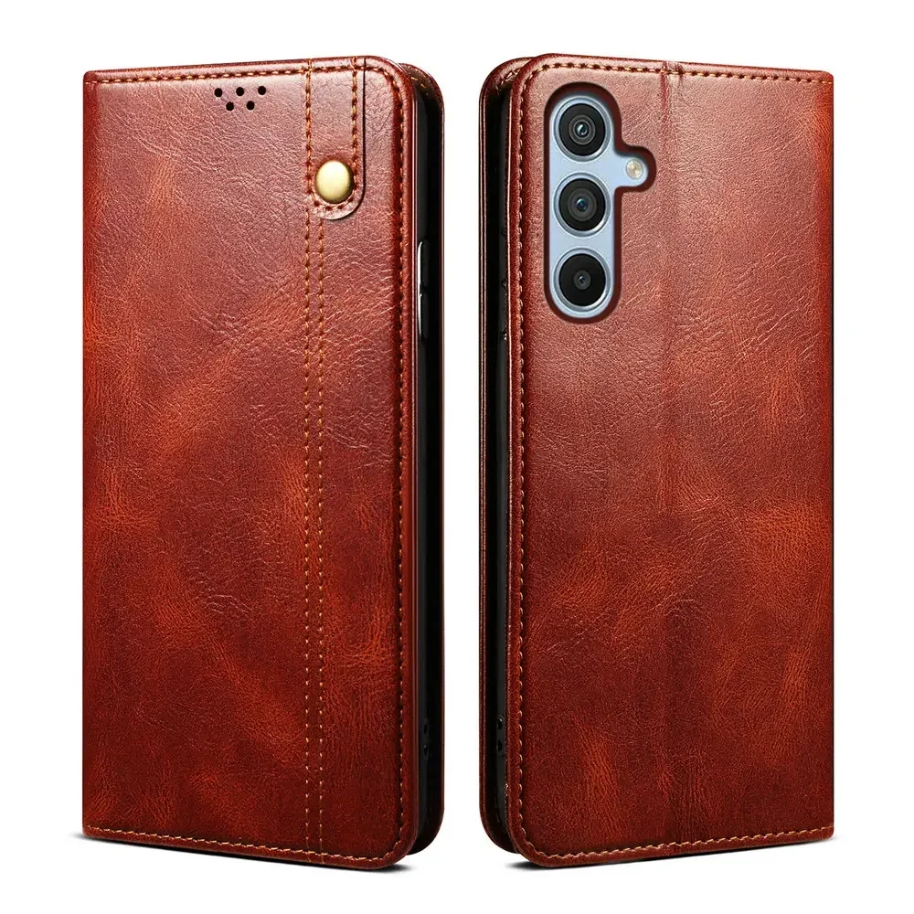 For Samsung Galaxy A55 5G Luxury Case Magnet Leather Book Coque Samsung A56 A 55 56 A37 A35 A25 A15 A16 A36 A26 A17 Flip Cover
