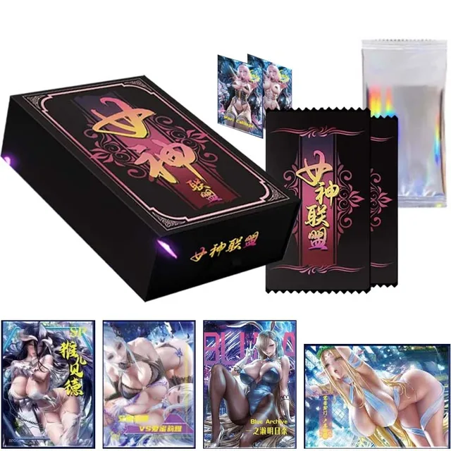 New Adult Game Poker Collection Cards Dancing Spring Goddess Story Sexy Bikini Girls Japanese Anime Characters Childrens Table - Game Collection Cards