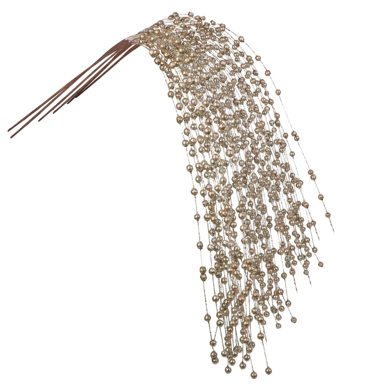 thumbnail image 1 of Ramas de bayas navideñas artificiales con purpurina, plantas falsas, manualidades para hacer tú mismo, colgantes para árbol de Navidad, arreglos florales para fiestas y bodas, 1 of 5