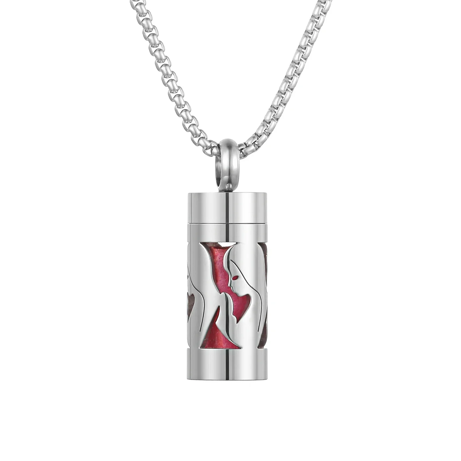 Stainless Steel Aromatherapy Diffuser Pendant Necklace
