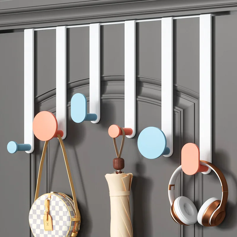 

Dropshipping Customizable Size Wall Mounted Coat Rack Moveis Hooks Clothing Hanger Space Saving Furniture ZHA010-2599