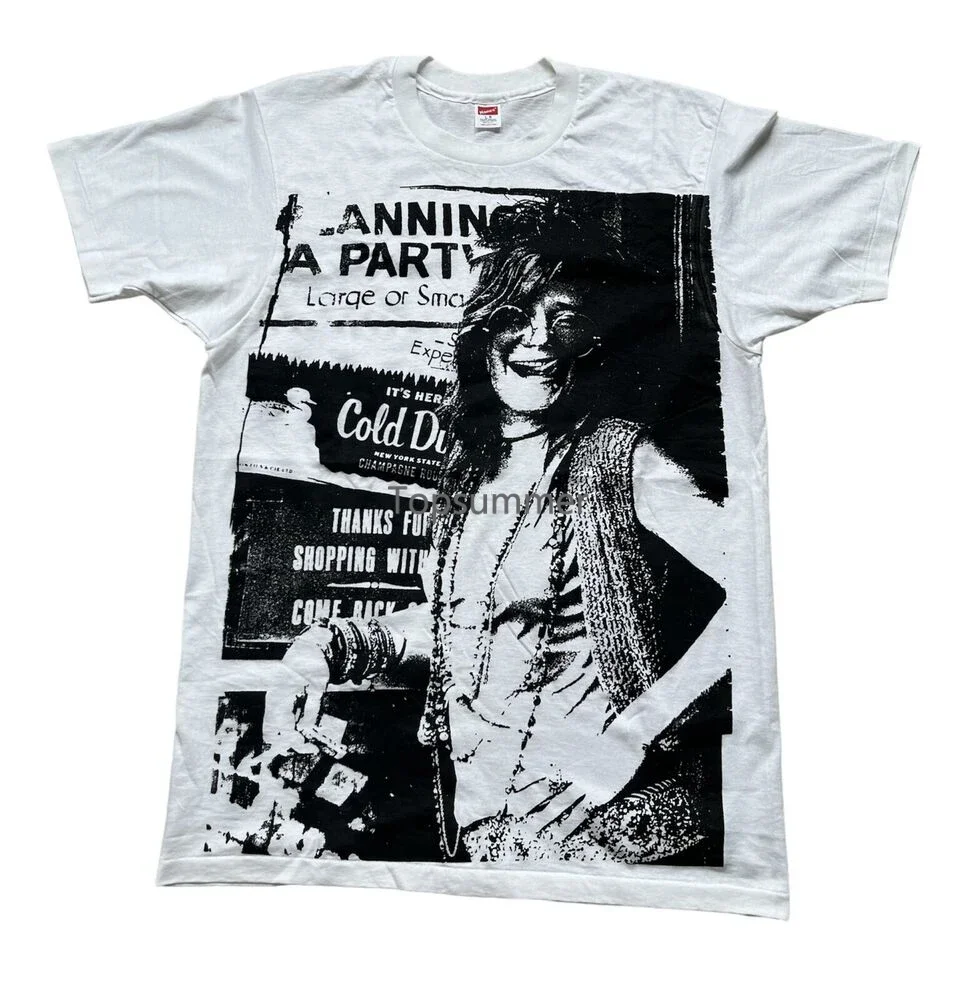 

Vintage Janis Joplin Queen Of Blues T Shirt Rare Jerry Garcia Grateful Dead 80S