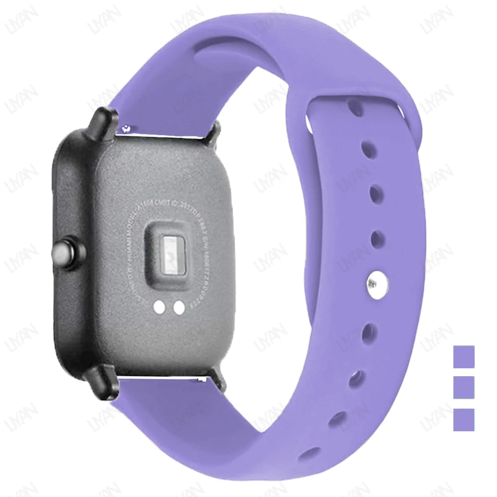 Silicone Sport Watchband - Premium Adjustable Bracelet Strap, 20mm & 22mm