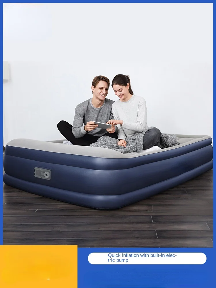 

Inflatable Mattress Double Home plus-Sized Thickened Heightened Floatation Bed Single Outdoor Portable Folding Bed