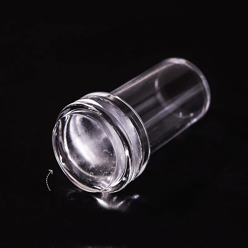 1Pc Clear Jelly Marshmallow Silicone Stamper 2.3/2.5cm Refill Head Replacement  Nail Stamping Tool For Manicure Design 3