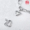 2025 Collection of Valentine's Day Gift Brand ME Wire Heart Medallion Dangle Charm Fit Women's Original Bracelets and Ne 5