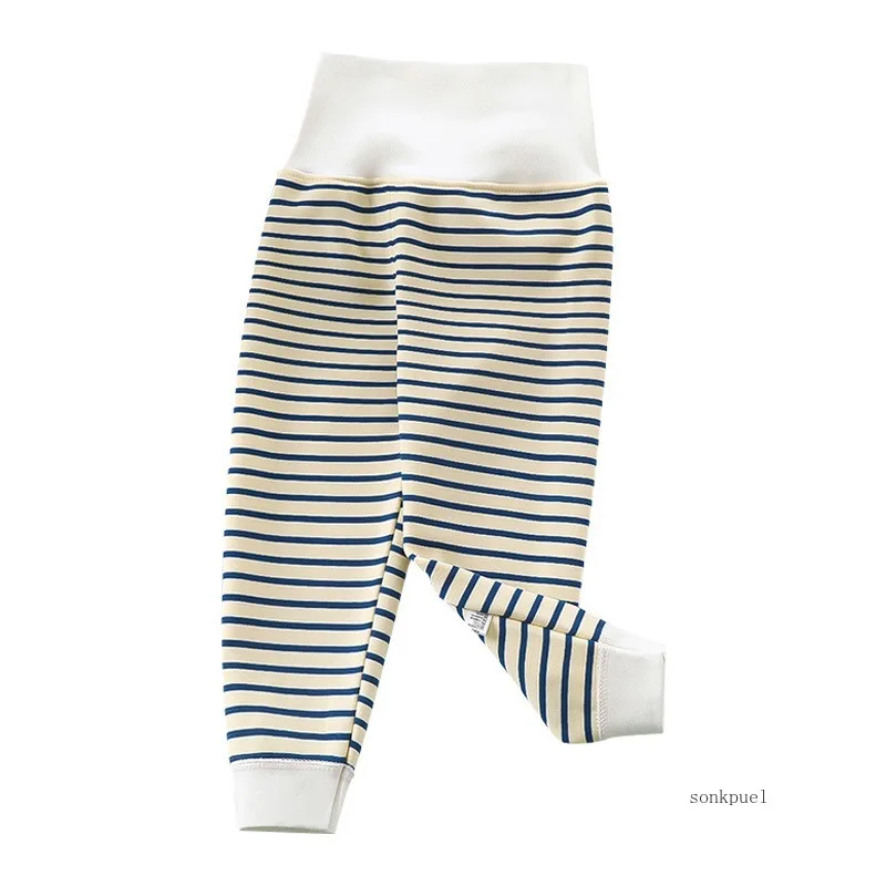 Baby Leggings Baby Trousers Newborn Infant Pants Thicken Keep Warm in Winter Baby Clothes Bebe Boy Girl Striped Leggings Kids Unisex Trousers