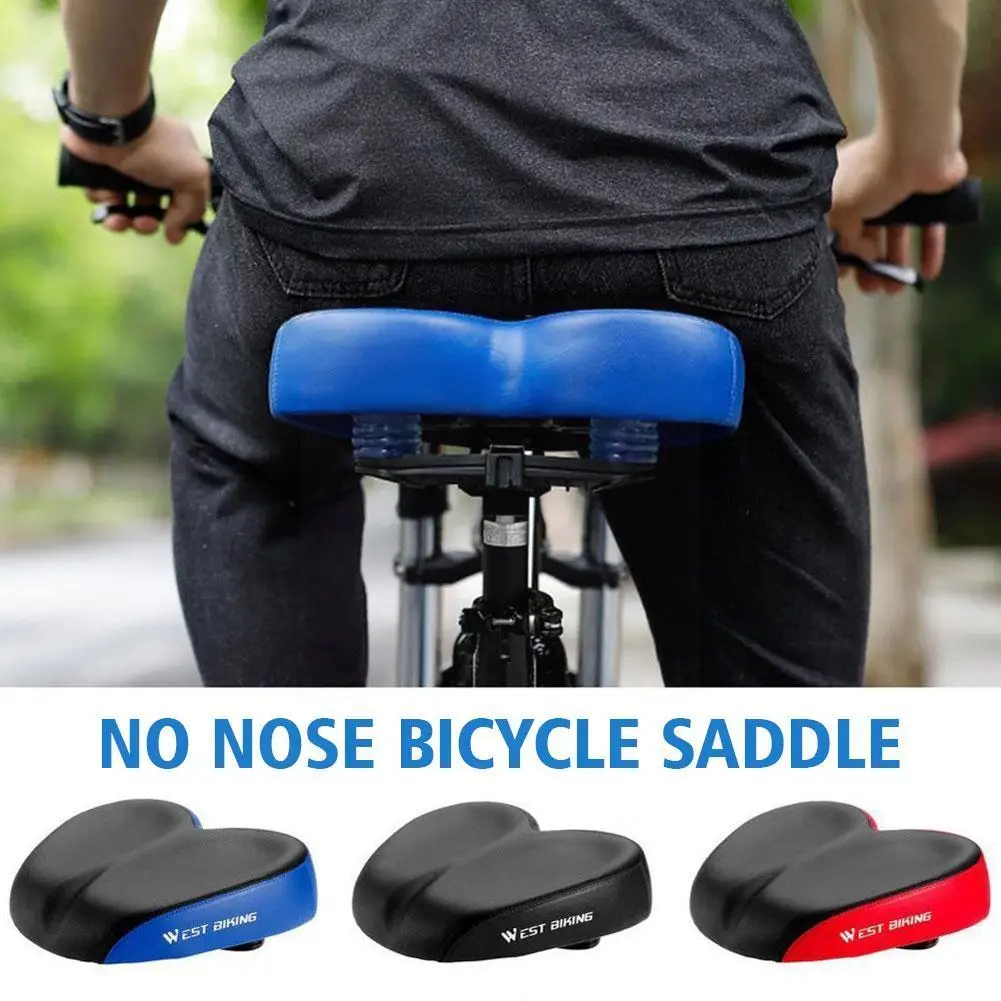 

Сиденье для электрического велосипеда, расширенное, без носа, повседневное удобное, впитывающее экокомфортное сиденье для велосипеда, I2T2