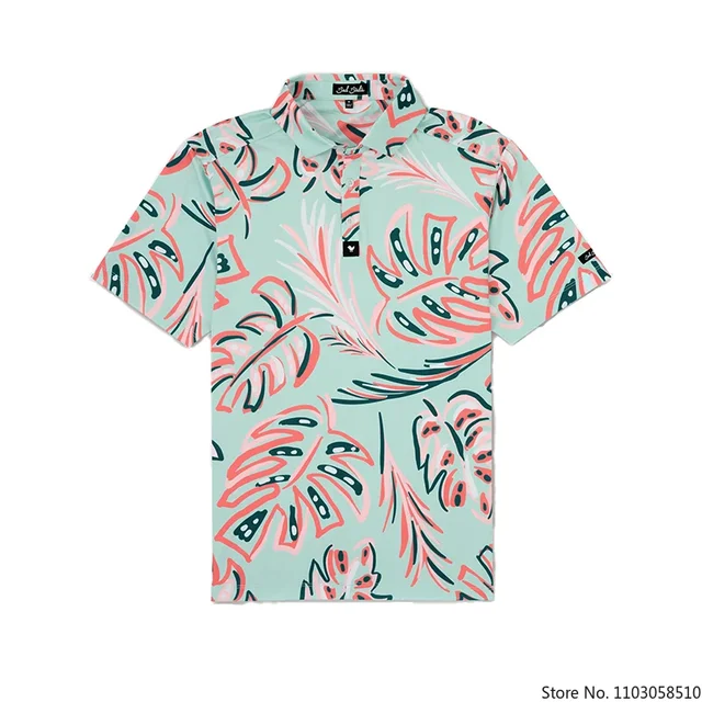 통기성, 스타일, 내구성이 뛰어난 남성용 골프 폴로 셔츠