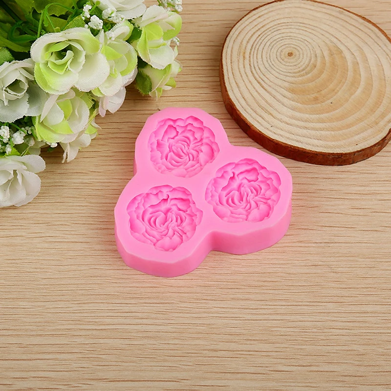 

Peony Flower Silicone Molds Wedding Cupcake Topper Fondant Cake Decorating Tools Soap Resin Clay Candy Chocolate Gumpaste Moulds