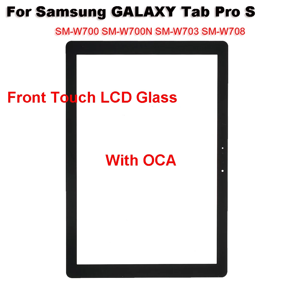 

Для Samsung GALAXY Tab Pro S, диагональ 12 дюймов, внешняя вспышка для планшетов с сенсорным экраном, внешняя стеклянная линза с OCA
