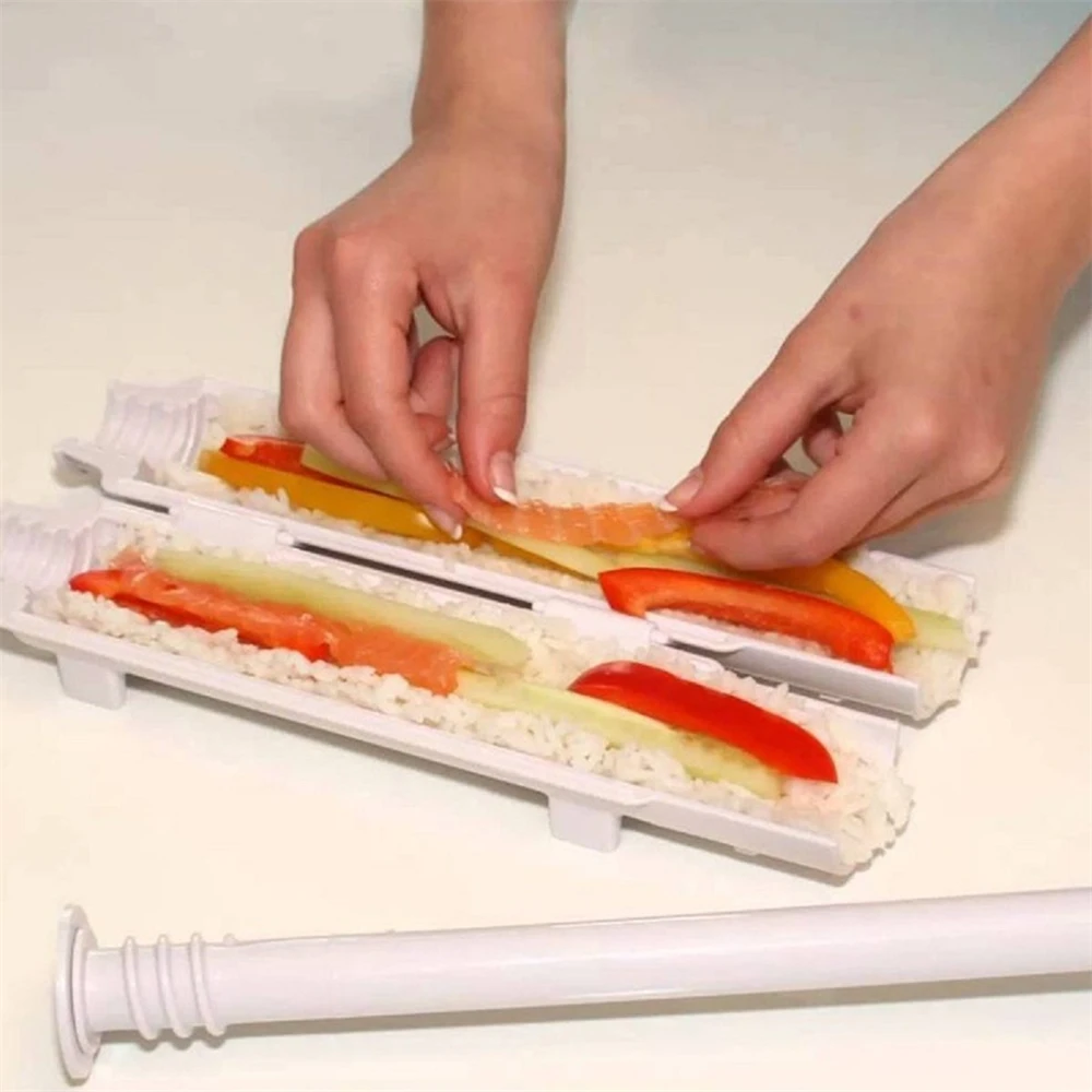 Sushi Maker Bazooka: DIY Quick-Prep Rolling Gadget for Perfect Japanese Bento Sushi