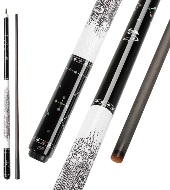 JFLOWERS Star Billiards Pool Cue Stick Black Technology Carbon Fiber