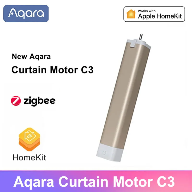 

Aqara Smart Electric Curtain Motor C3 Zigbee APP Voice Control Wireless Timing Setting Smart Home Work For Apple HomeKit