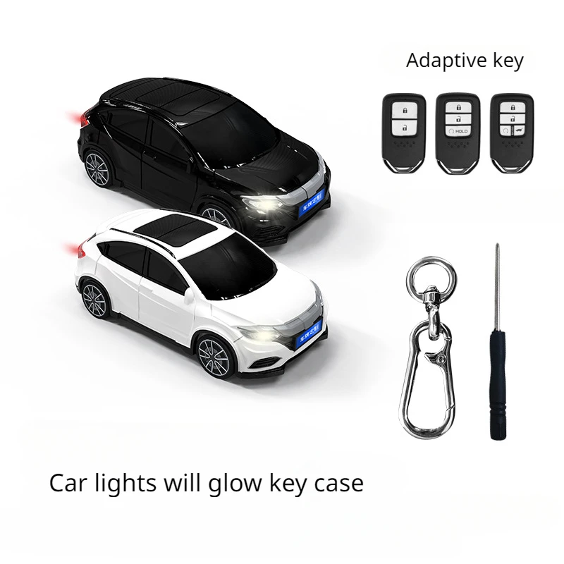 

For Honda Colorado Key Case Car Model Case Remote Control Protective Cover Keychain VEZEL Accessory Surprise Gift Car Decoration