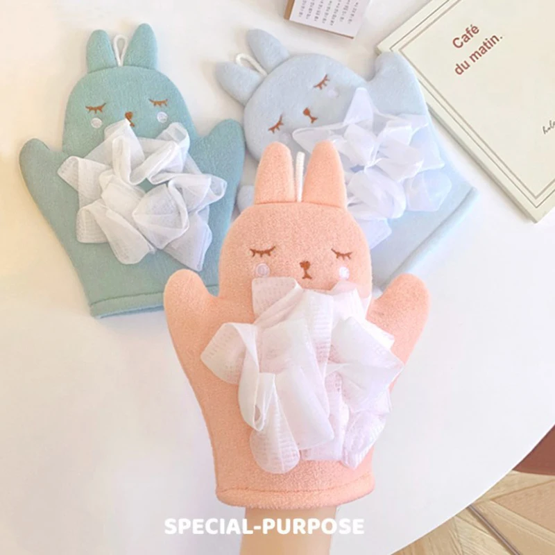 

Cartoon Baby Bath Gloves Cotton Bath Towel For Children Cute Animal Brushes Comfortable Rub Sponges Baby Bath Accessories